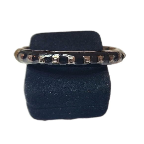 3 for $15 Black and Silvertone Hinged Bracelet - Picture 2 of 4